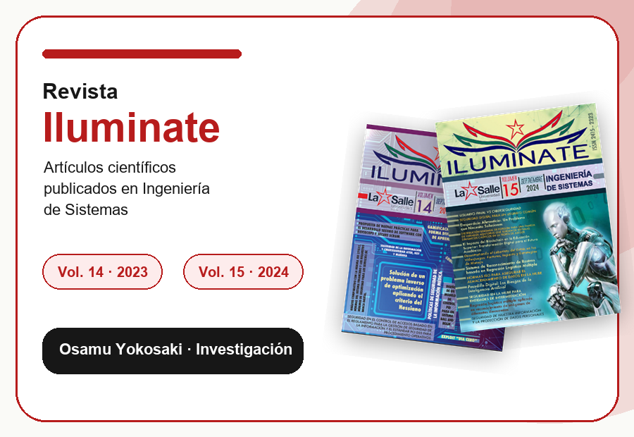 Revista Iluminate 14 y 15 con artículos científicos de Osamu Yokosaki